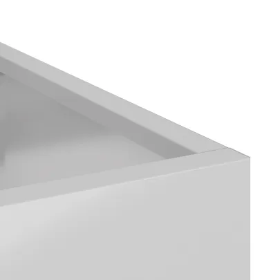 Vază Grădină Industrială Argintiu 50x32x40 cm Oțel