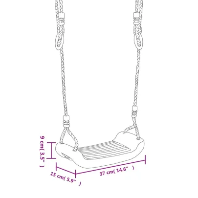 Scaune Leagăn pentru Grădină cu Pietre Cățărare Albastru