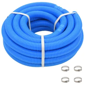 Furtun Piscină Albastru 38 mm cu Cleme | Livrare Gratuită
