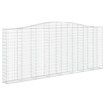 Coșuri Gabion Arcuit - 10 buc - Fier Galvanizat - Livrare Gratuită