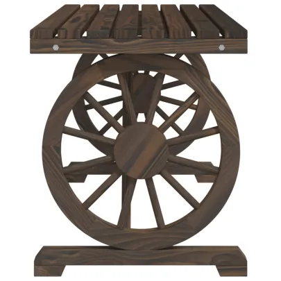 Masă Grădină Lemn Masiv de Brad - 115x55x65 cm