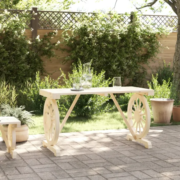 Masă Grădină Lemn Masiv Brad - 115x55x65 cm | Livrare Gratuită Masă Grădină Lemn Masiv Brad - 115x55x65 cm | Livrare Gratuită