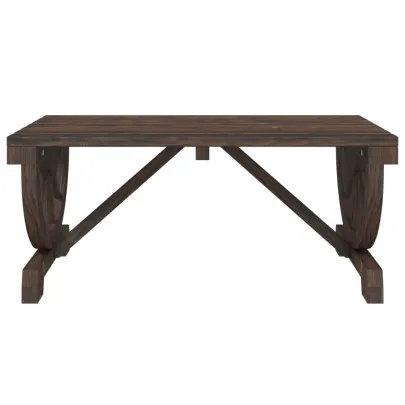 Masă Cafea Grădină Lemn Brad Masiv - Livrare Gratuită