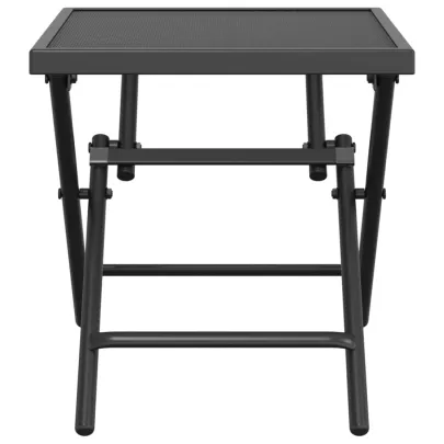 Masă Grădină Pliabilă Antracit - Oțel Rezistent - Livrare Gratuită