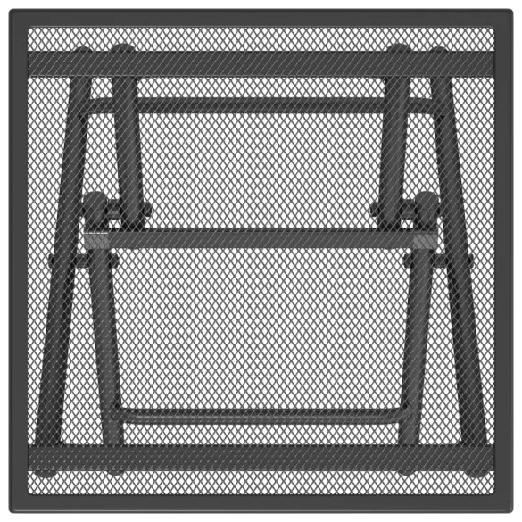 Masă Grădină Pliabilă Antracit - Oțel Rezistent - Livrare Gratuită