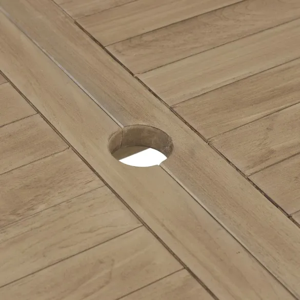 Masă Pliantă Grădină Lemn Tec - Livrare Gratuită