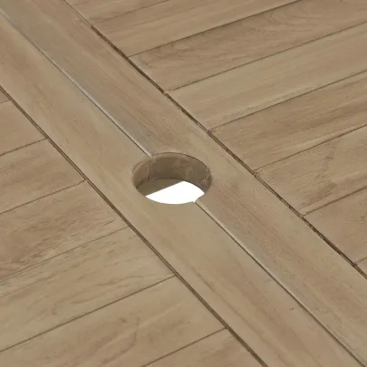 Masă Pliantă Grădină Lemn Tec - Livrare Gratuită