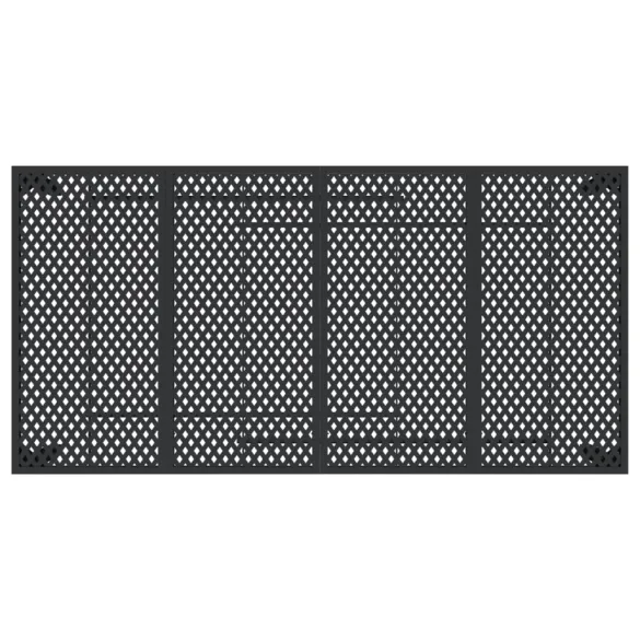 Masă Grădină Oțel Antracit 200x100 cm - Livrare Gratuită