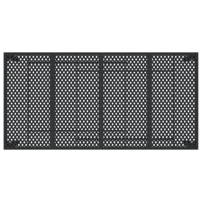 Masă Grădină Oțel Antracit 200x100 cm - Livrare Gratuită