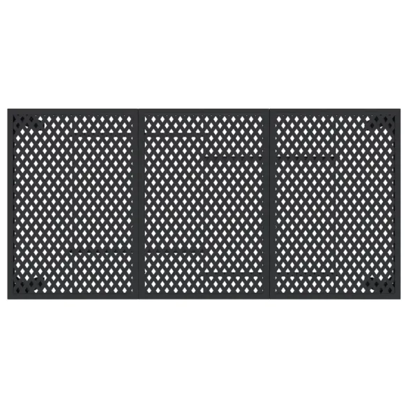 Masă Grădină Oțel Antracit 165x80 cm - Livrare Gratuită