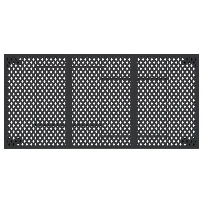 Masă Grădină Oțel Antracit 165x80 cm - Livrare Gratuită