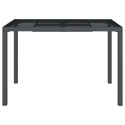 Masă Grădină Oțel Antracit 110x80 cm - Livrare Gratuită