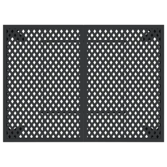 Masă Grădină Oțel Antracit 110x80 cm - Livrare Gratuită