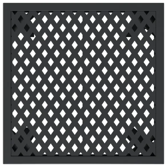 Masă Grădină Antracit Oțel | Livrare Gratuită | 50x50x72 cm