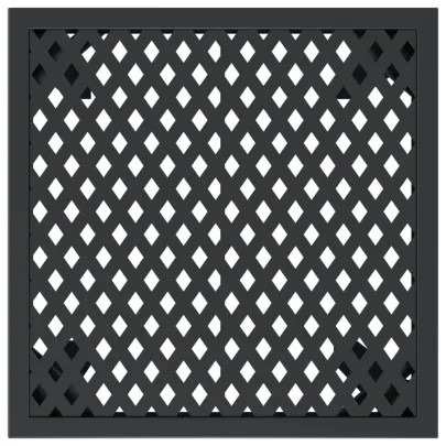 Masă Grădină Antracit Oțel | Livrare Gratuită | 50x50x72 cm