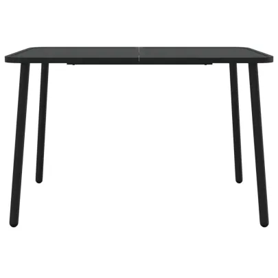 Masă Grădină Oțel Antracit 110x80 cm - Livrare Gratuită