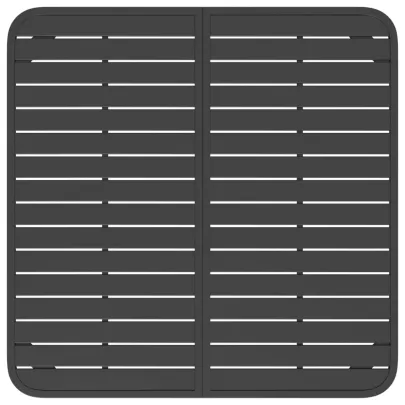 Masă Grădină Antracit - Oțel 100x100 cm - Livrare Gratuită