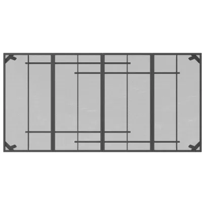 Masă Grădină Antracit Oțel | Livrare Gratuită 7-9 Zile