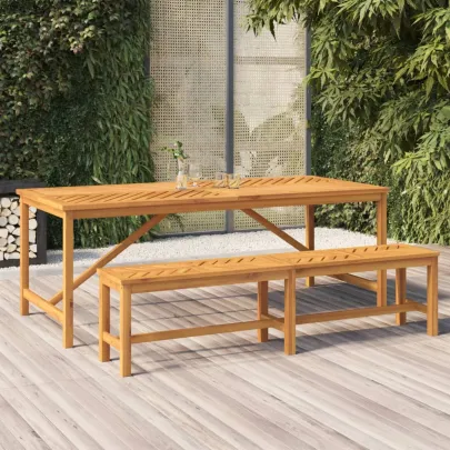 Masă Grădină Lemn Acacia 200x90 cm | Livrare Gratuită