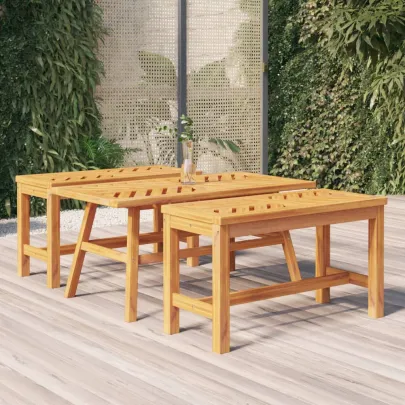 Măsuță Cafea Lemn Acacia | Masiv | Livrare Gratuită
