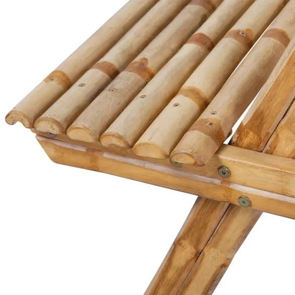 Masă de picnic bambus - 115x115x81 cm - Livrare Gratuită Masă de picnic bambus - 115x115x81 cm - Livrare Gratuită