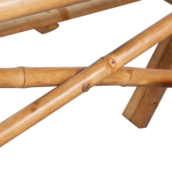 Masă de picnic bambus - 115x115x81 cm - Livrare Gratuită Masă de picnic bambus - 115x115x81 cm - Livrare Gratuită