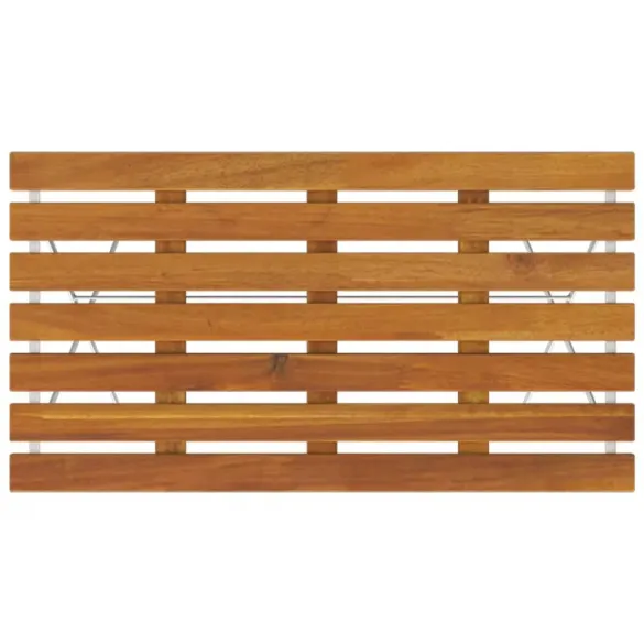 Masă Bistro Pliabilă Lemn Acacia - Livrare Gratuită