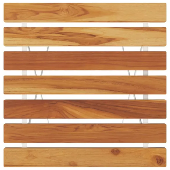 Masă Bistro Pliabilă Lemn Acacia și Oțel | Livrare Gratuită