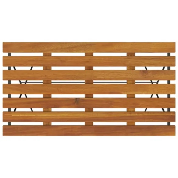 Masă Bistro Pliabilă Lemn Acacia | Livrare Gratuită