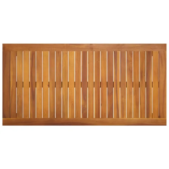 Masă Grădină Lemn Acacia Masiv - 110x55x67 cm | Comandă Acum