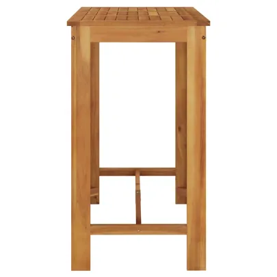 Masă Bar Grădină Lemn Acacia Masiv - 120x60x105 cm