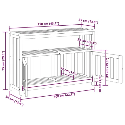 Masă Consolă Lemn Acacia | Interior & Exterior | Livrare Gratuită