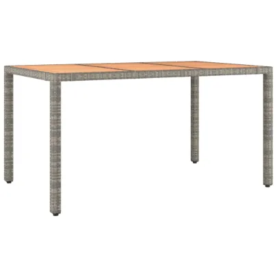 Masă Grădină Lemn Acacia Ratan | Livrare Gratuită Rapidă