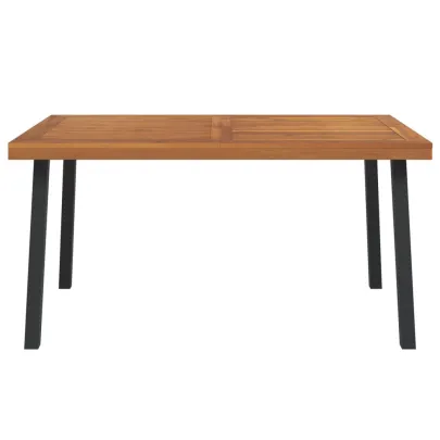 Masă Grădină Lemn Acacia 150x90 cm - Livrare Gratuită