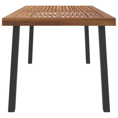 Masă Grădină Lemn Acacia 150x90 cm - Livrare Gratuită