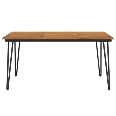 Masă Grădină Lemn Acacia 160x80 cm - Livrare Gratuită