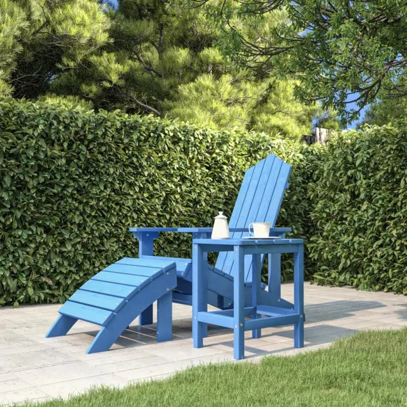 Masă Grădină Adirondack Albastru Aqua - HDPE Durabil