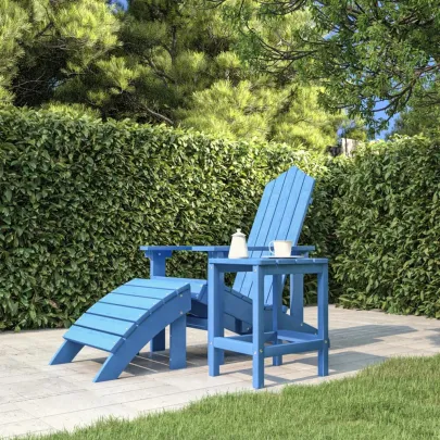 Masă Grădină Adirondack Albastru Aqua - HDPE Durabil