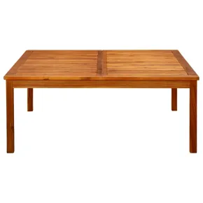 Masă Cafea Grădină Lemn Acacia Masiv 110x110 cm | Livrare Gratuită 2