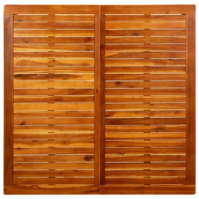 Masă Cafea Grădină Lemn Acacia Masiv 110x110 cm | Livrare Gratuită