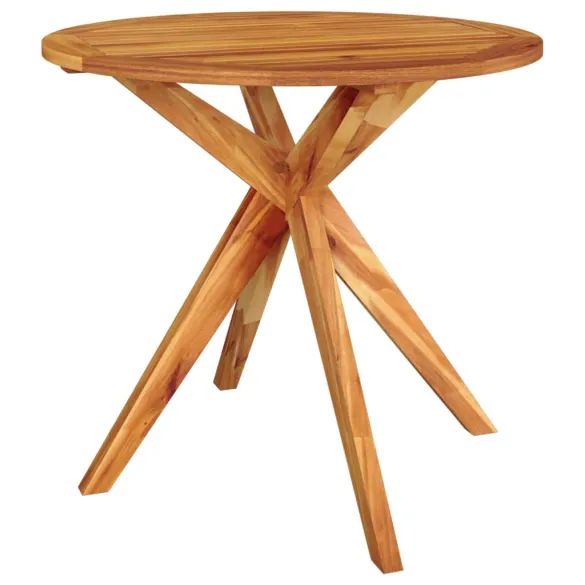 Masă Grădină Lemn Acacia Masiv - 85x85x75 cm | Livrare Gratuită