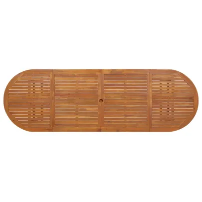 Masă Grădină Lemn Acacia Masiv - 280x90 cm | Livrare Gratuită