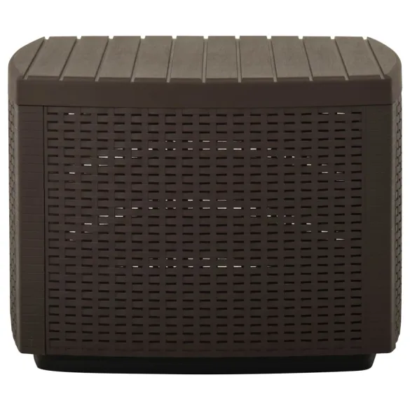 Masă Grădină Plastic Cafeniu - Livrare Gratuită