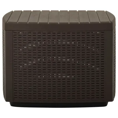 Masă Grădină Plastic Cafeniu - Livrare Gratuită