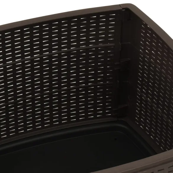 Masă Grădină Plastic Cafeniu - Livrare Gratuită