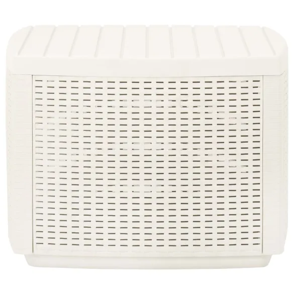 Masă Grădină Plastic Albă - 53x53 cm - Livrare Gratuită