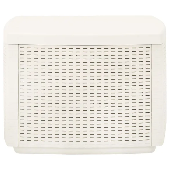 Masă Grădină Plastic Albă - 53x53 cm - Livrare Gratuită