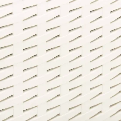 Masă Grădină Plastic Albă - 53x53 cm - Livrare Gratuită