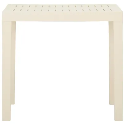 Masă Grădină Plastic Albă - Livrare Gratuită