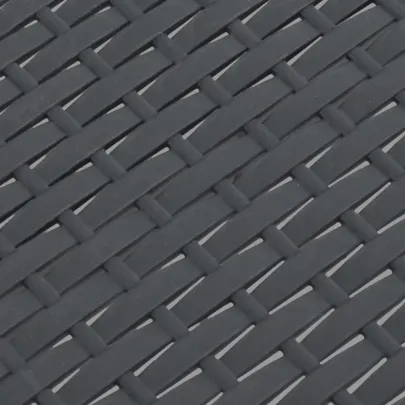 Masă Grădină Antracit PP Ratan - Livrare Gratuită